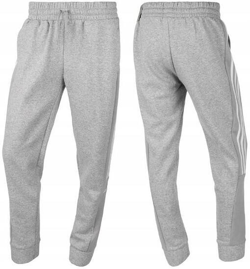 Pantalon femme adidas en coton gris