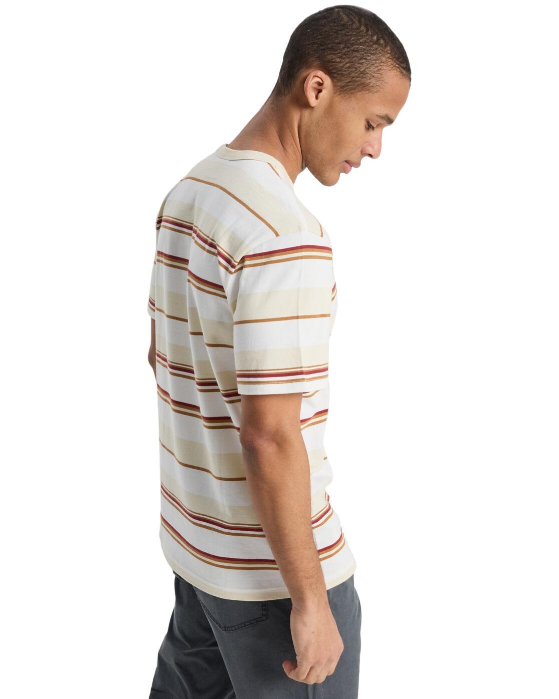 Camiseta de manga corta LEKONI STRIPE Blanco Hombre 3/4