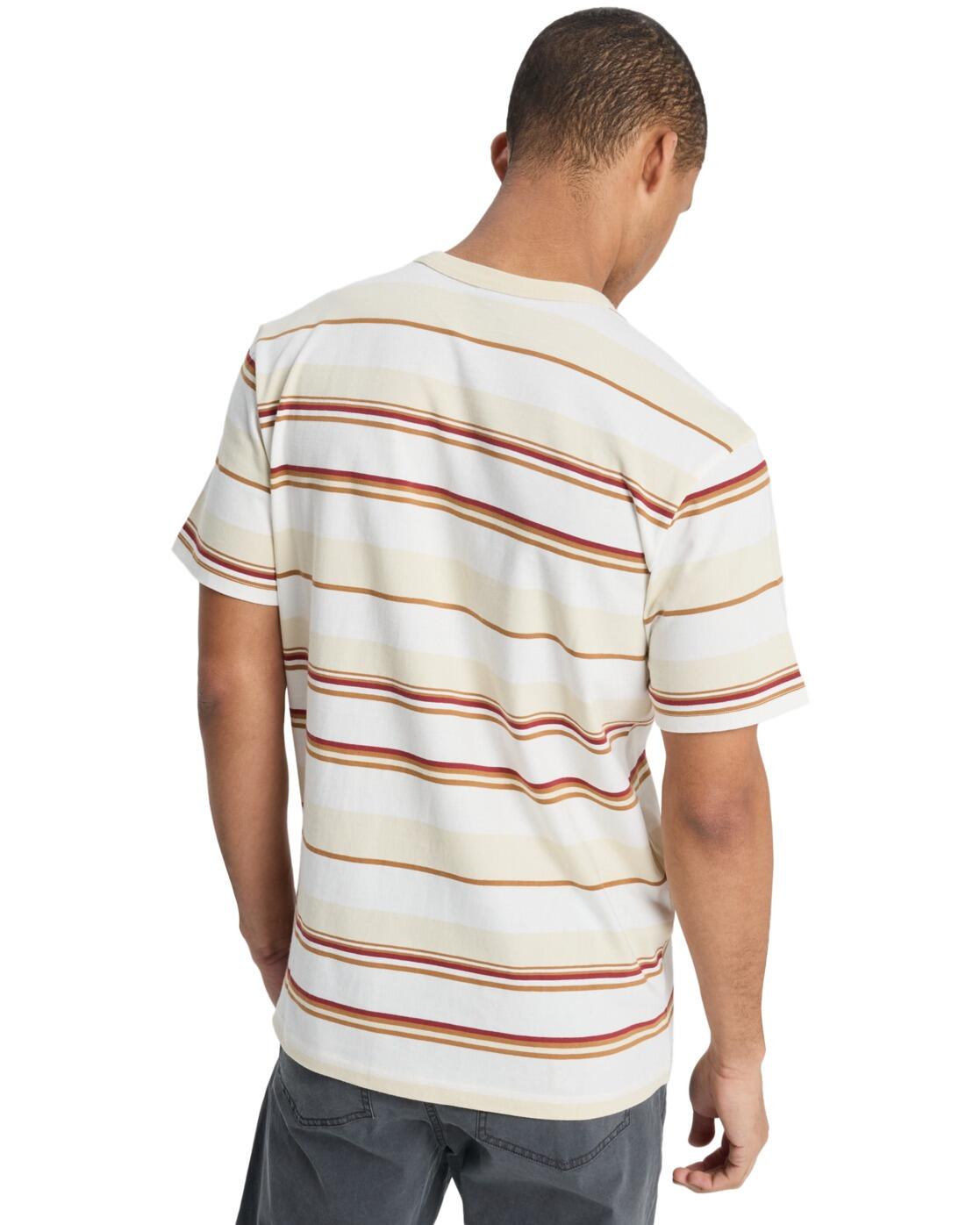 Camiseta de manga corta LEKONI STRIPE Blanco Hombre 2/4