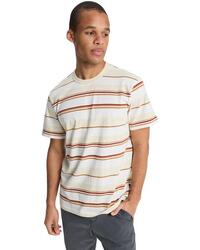 T-Shirt à manches courtes LEKONI STRIPE Blanc Homme