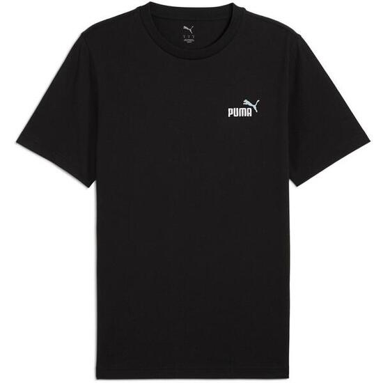 T-shirt Puma Ess 2 Color Small No. 1 Logo Tee, Noir, Hommes