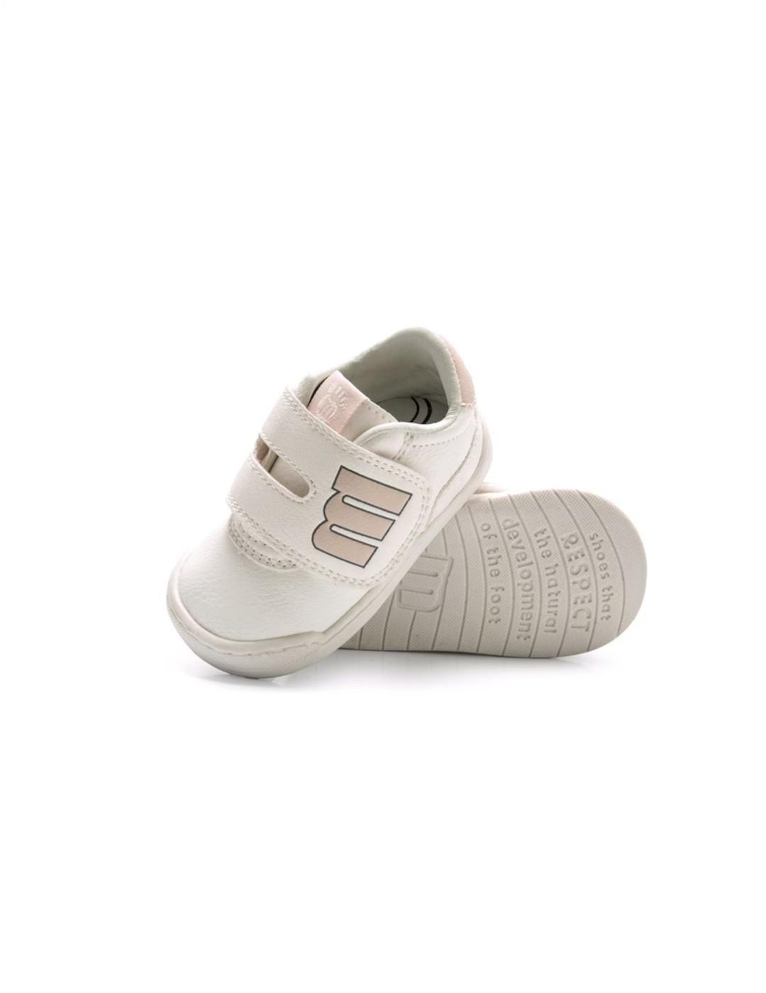 Sneakers uomo Mustang Barefoot bianche. 4/7