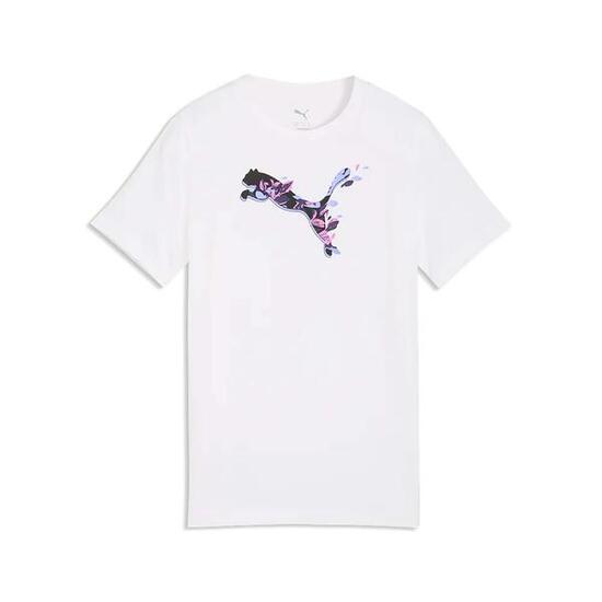 T-Shirt Puma Graphic Floral Cat Tee G Enfant