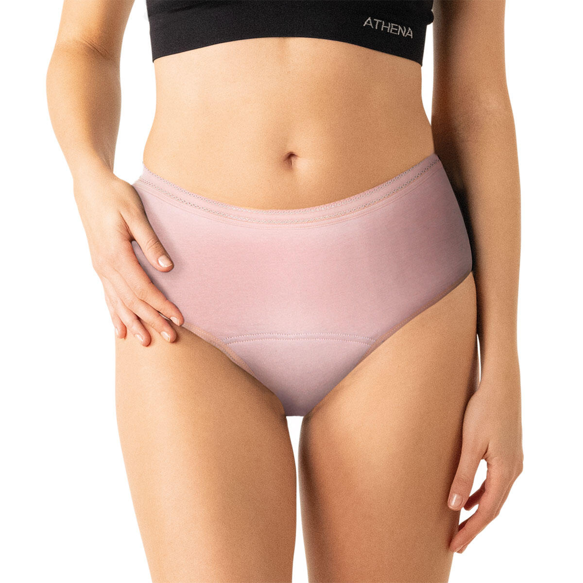 Lot de 2 culottes menstruelles taille haute femme 3/5