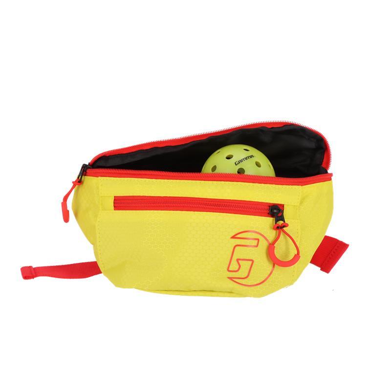 Gamma Pickleball Tour Bauchtasche gelb/rot 4/4