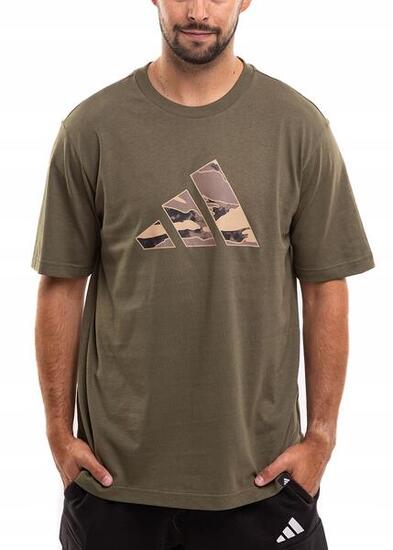 T-shirt homme ADIDAS entraînement 100% coton manches courtes col rond