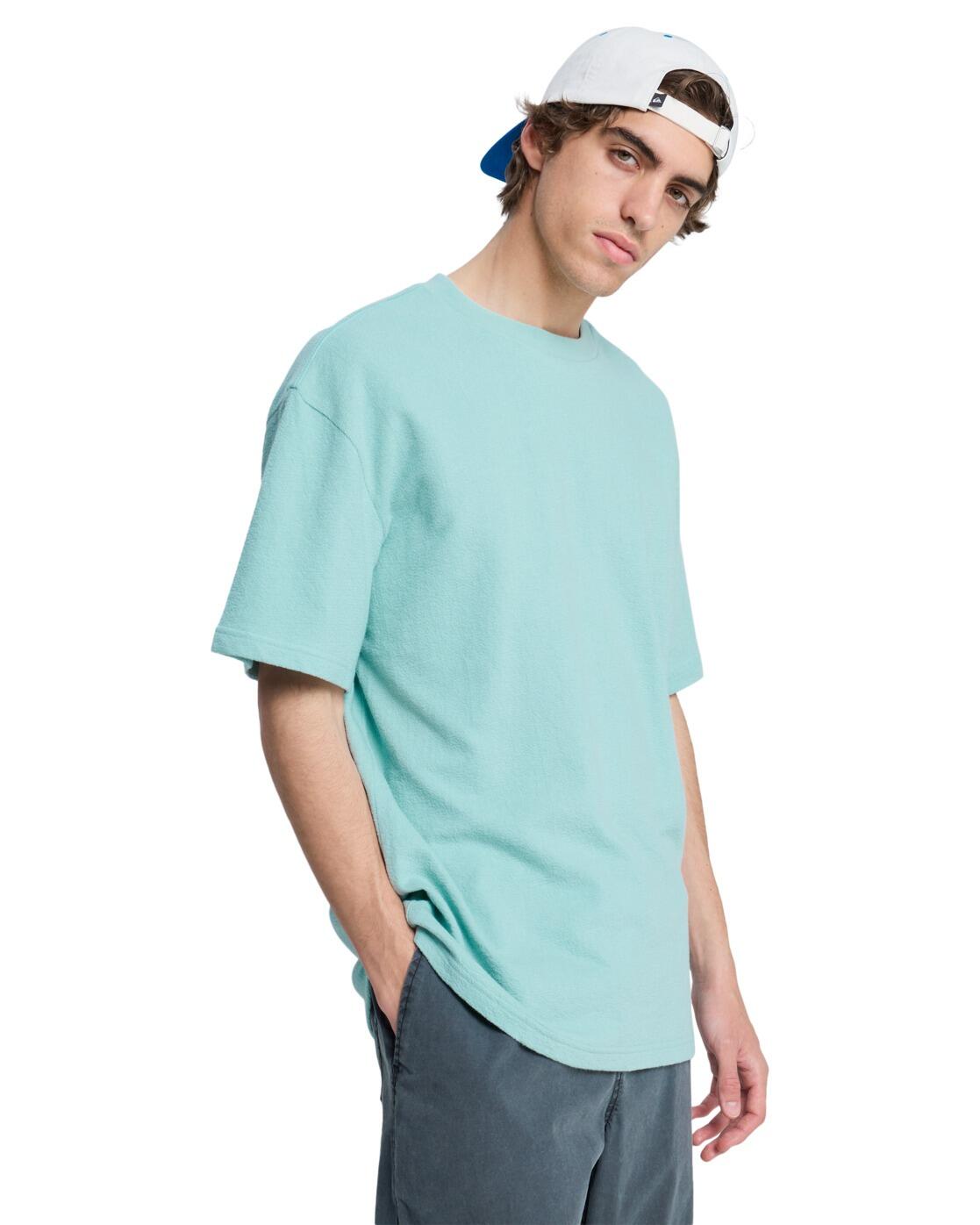 T-Shirt à manches courtes BAYI Bleu Homme 3/4