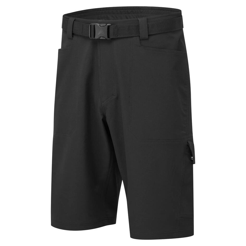 Esker Men's Cargo Baggy Shorts + Liner Black