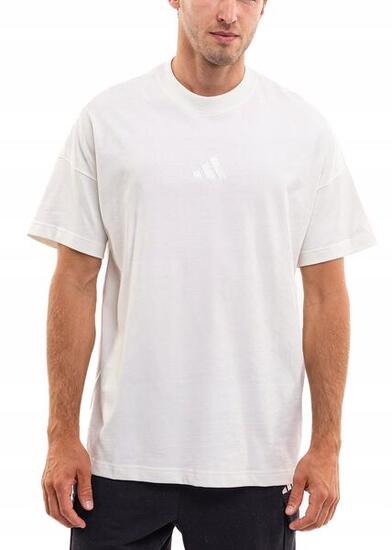 T-shirt homme adidas coton, manches courtes, col rond
