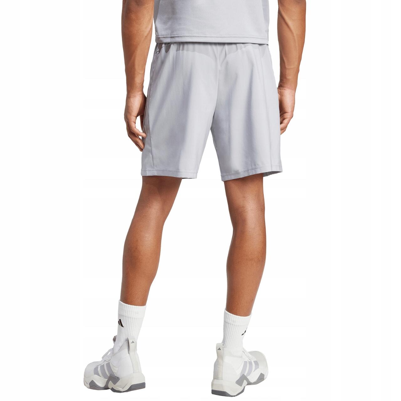 Herenshort adidas Aeroready training grijs 2/7