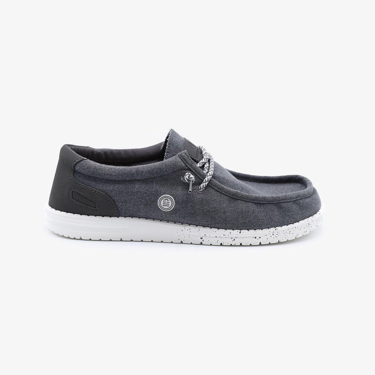 Zapatos náuticos Saint-Jean gris carbón 3/6