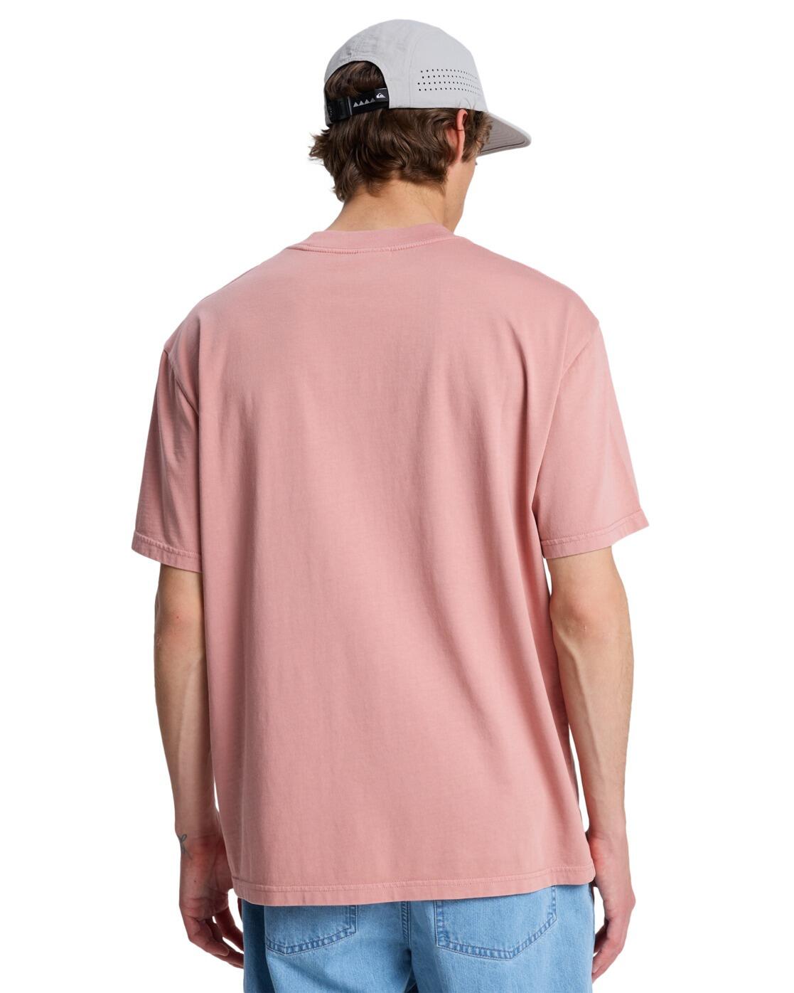 T-Shirt à manches courtes OXNI WASHED Rose Homme 2/4