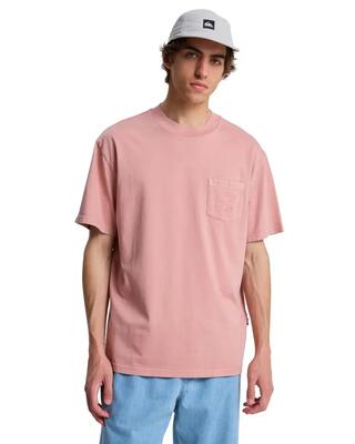 T-shirt met korte mouwen oxni washed rosa heren