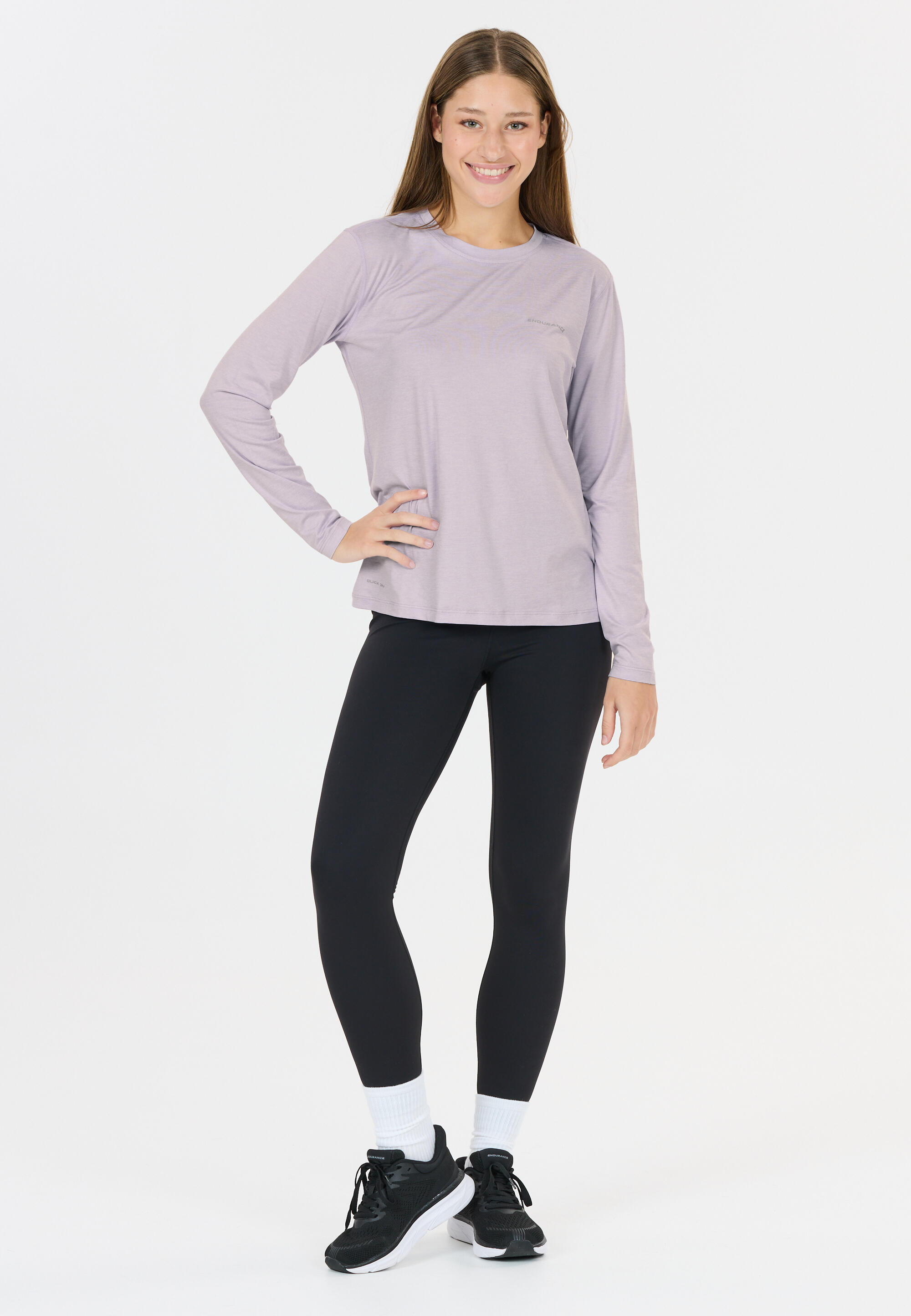 Langarmtrikot für Damen Endurance Alvaly Melange 3/5
