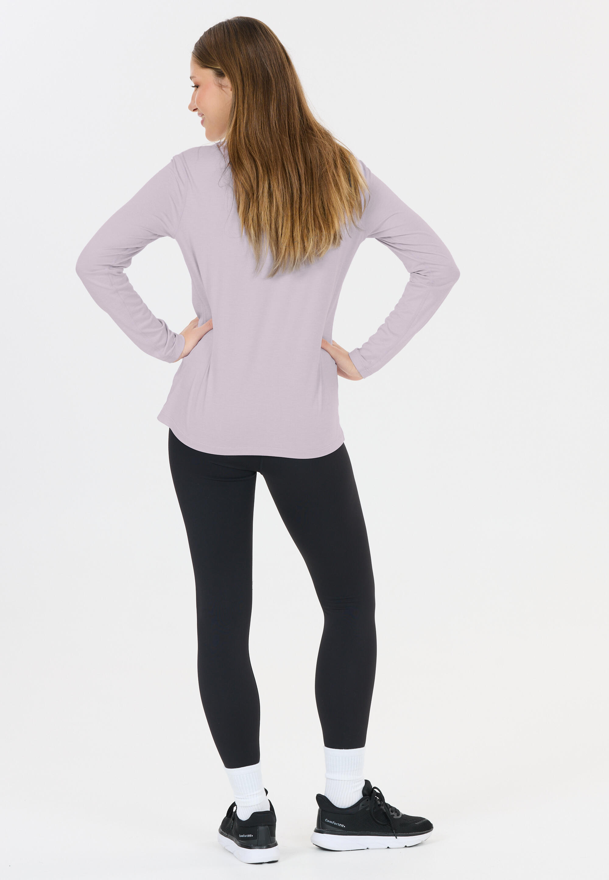 Langarmtrikot für Damen Endurance Alvaly Melange 4/5