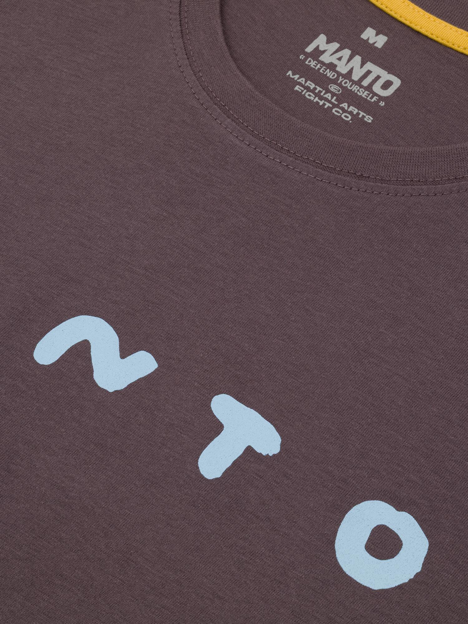 MANTO t-shirt BLACKEYE śliwkowy 4/4