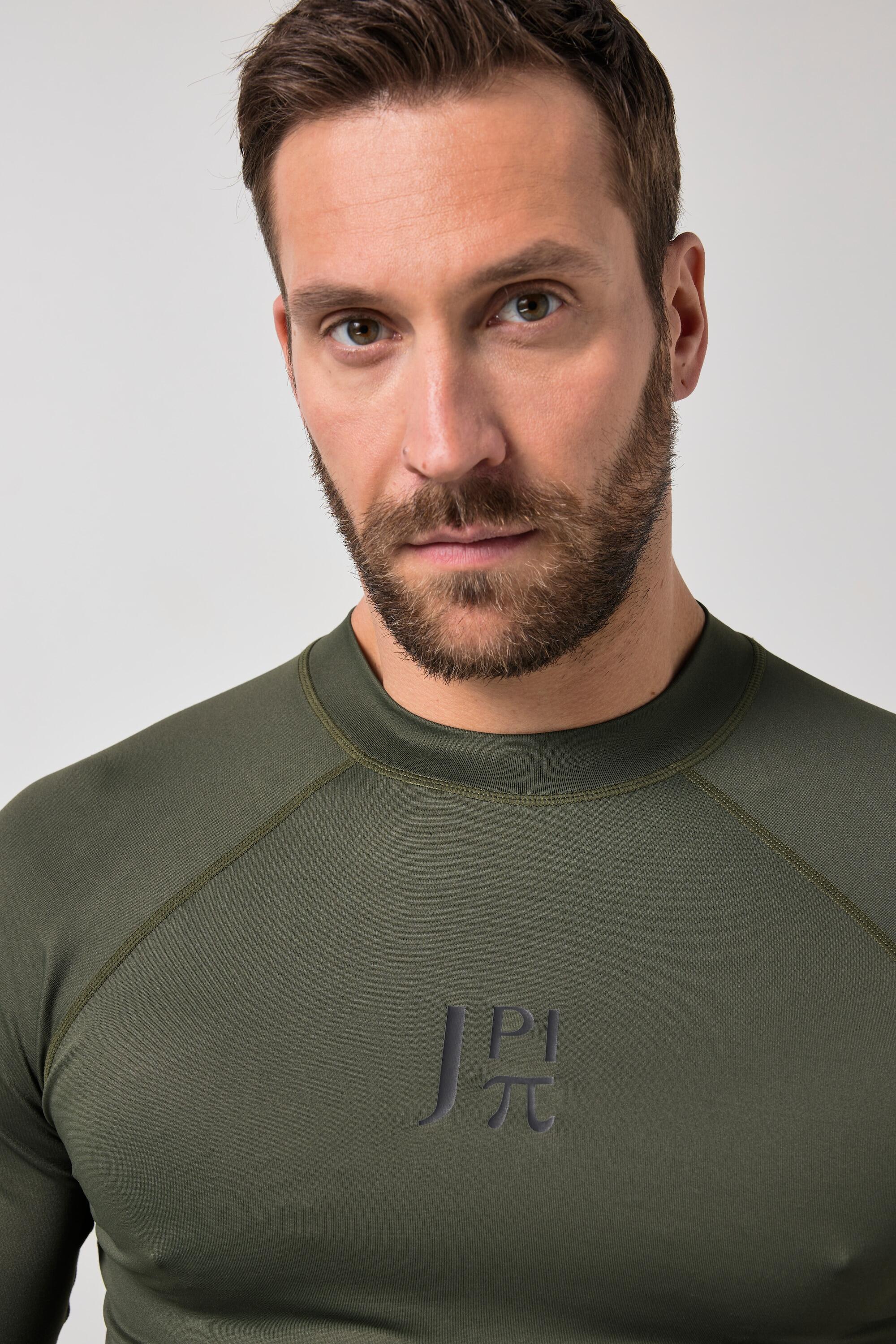 Heren Zwemmersshirt korte mouwen opstaande kraag UV-bescherming 2/4