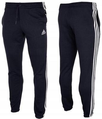 Herenbroek adidas essentials tapered elastic cuff 3 stripes pant