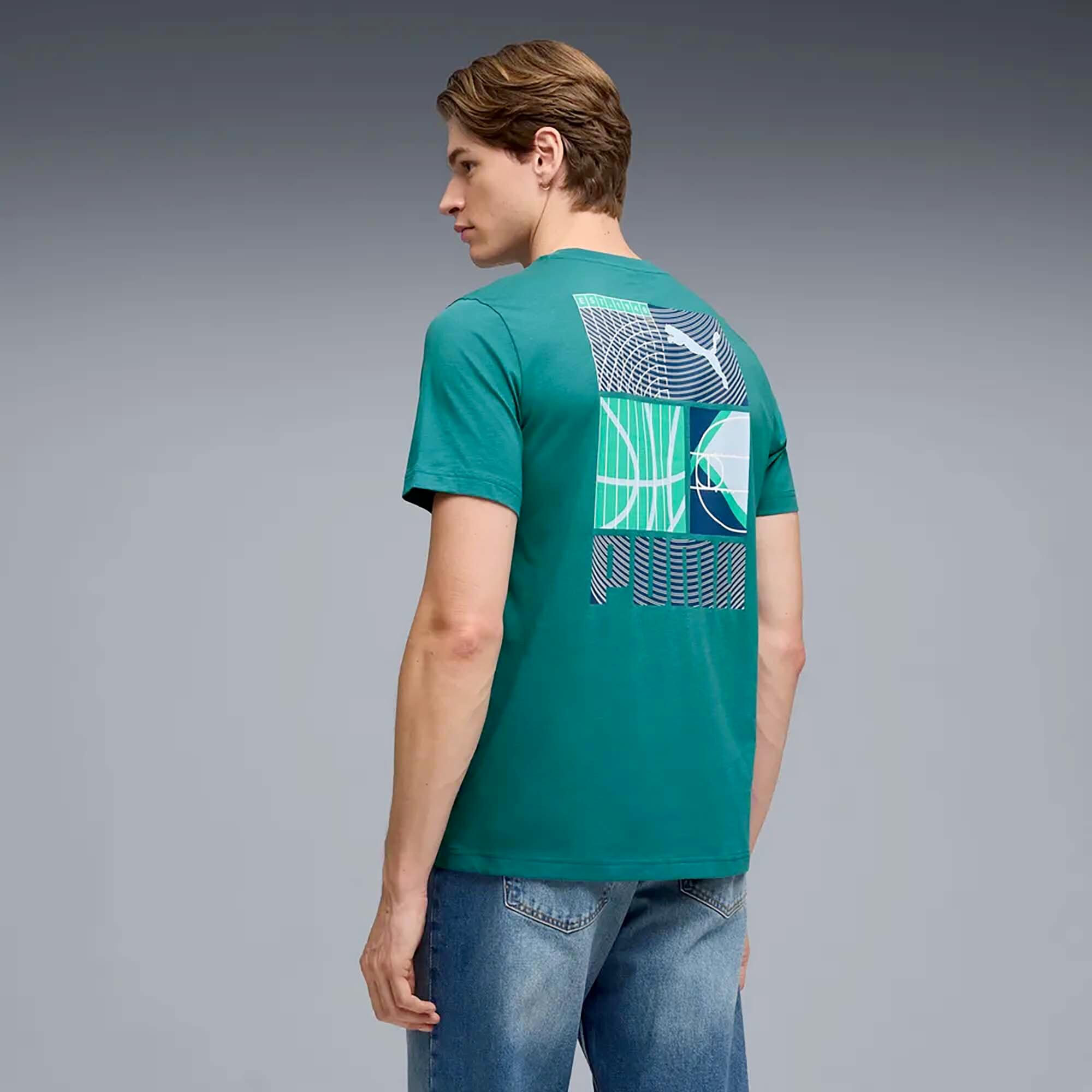 T-Shirt Puma Graphic Sports Tee Adulte 3/4