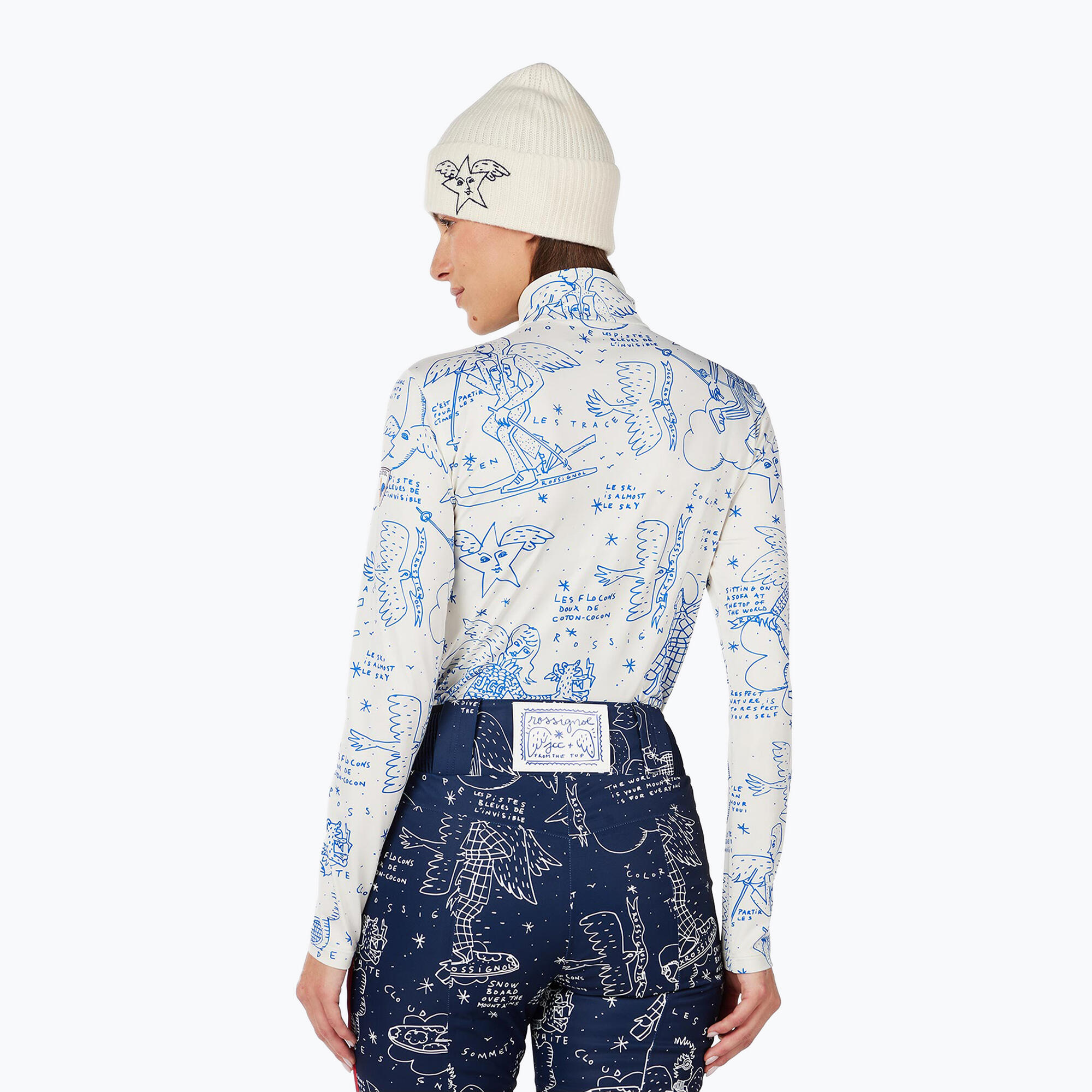Casaco feminino Rossignol JCC Booster Half Zip snow angel 3/5