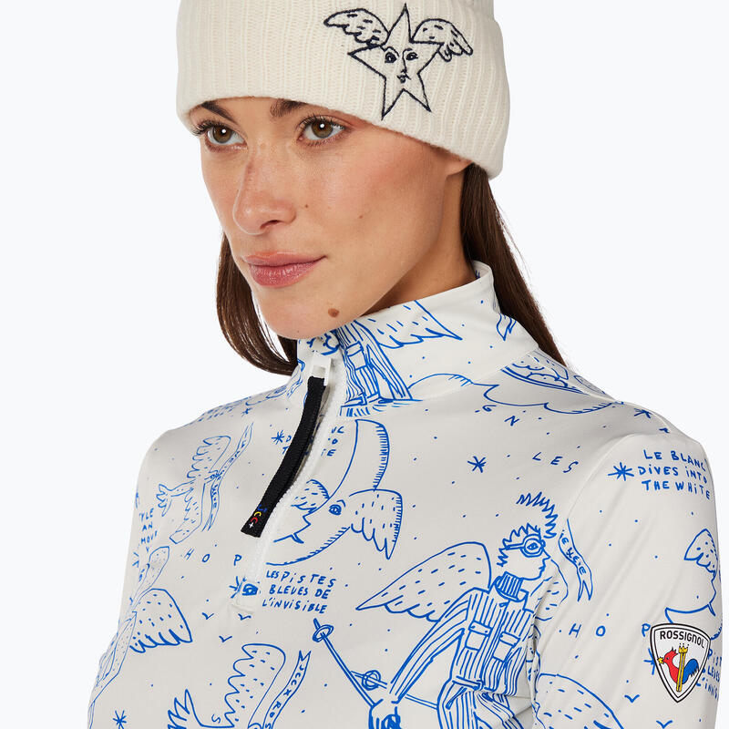 Hanorac damă Rossignol JCC Booster Half Zip snow angel