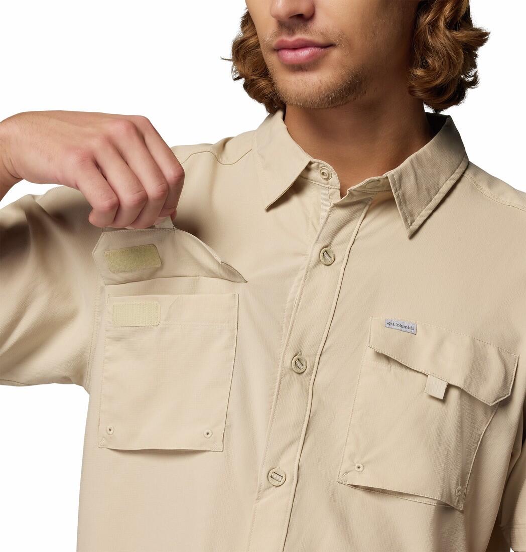 Chemise de Randonnée Homme Columbia "Silver Ridge Utility II SS Shirt" Beige 3/7