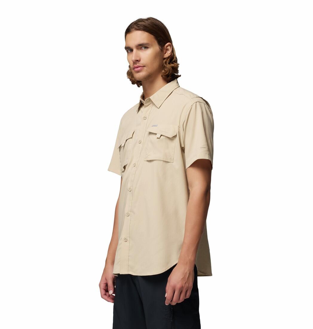 Chemise de Randonnée Homme Columbia "Silver Ridge Utility II SS Shirt" Beige 6/7
