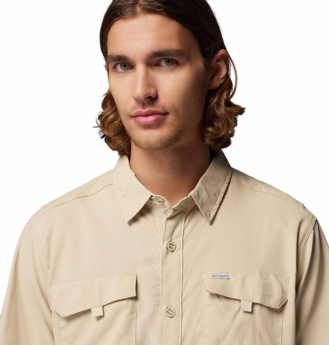 Chemise de Randonnée Homme Columbia "Silver Ridge Utility II SS Shirt" Beige 4/7