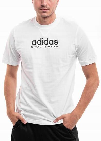 T-shirt homme adidas coton, manches courtes, col rond