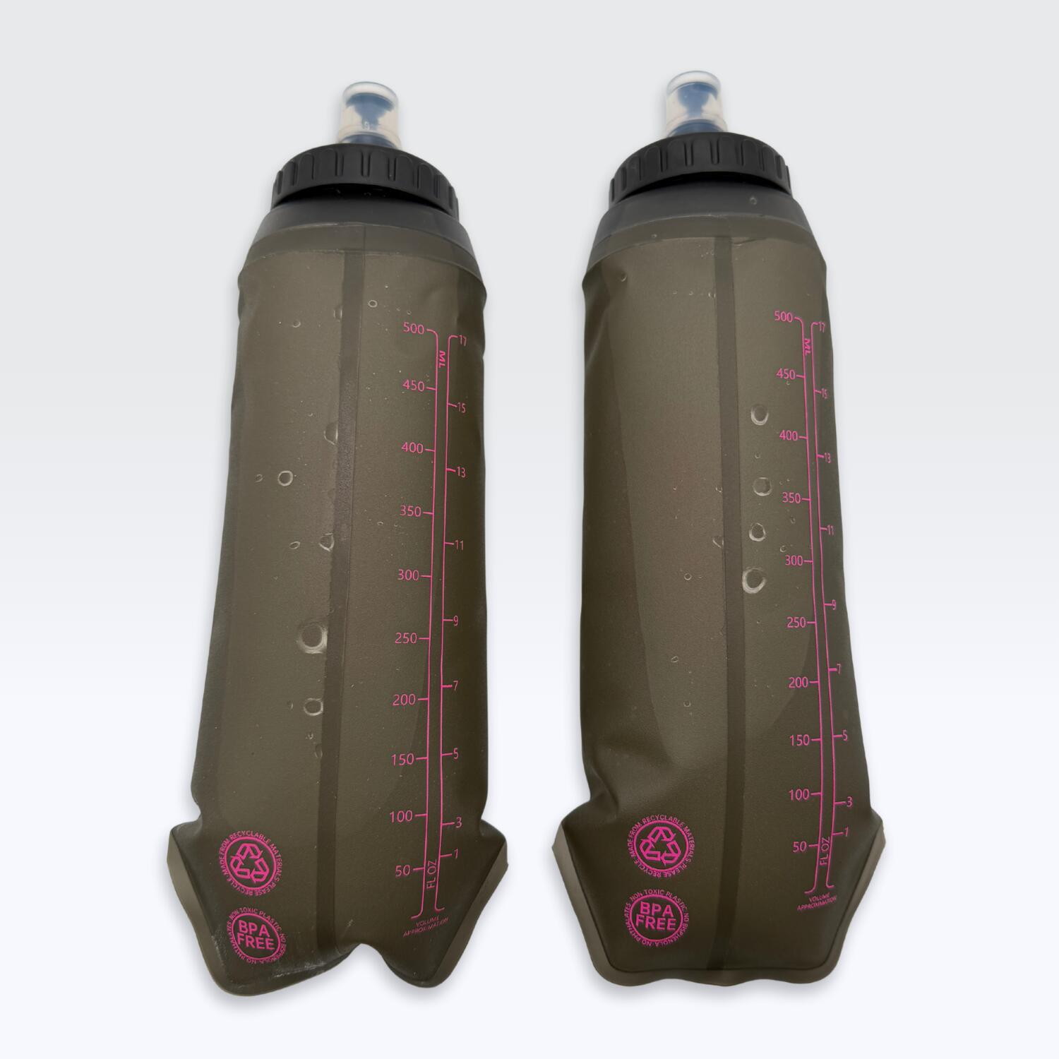 PACK DE 2 SOFT FLASK 500ML Garrafa de Hidratação BOCA LARGA 2/2