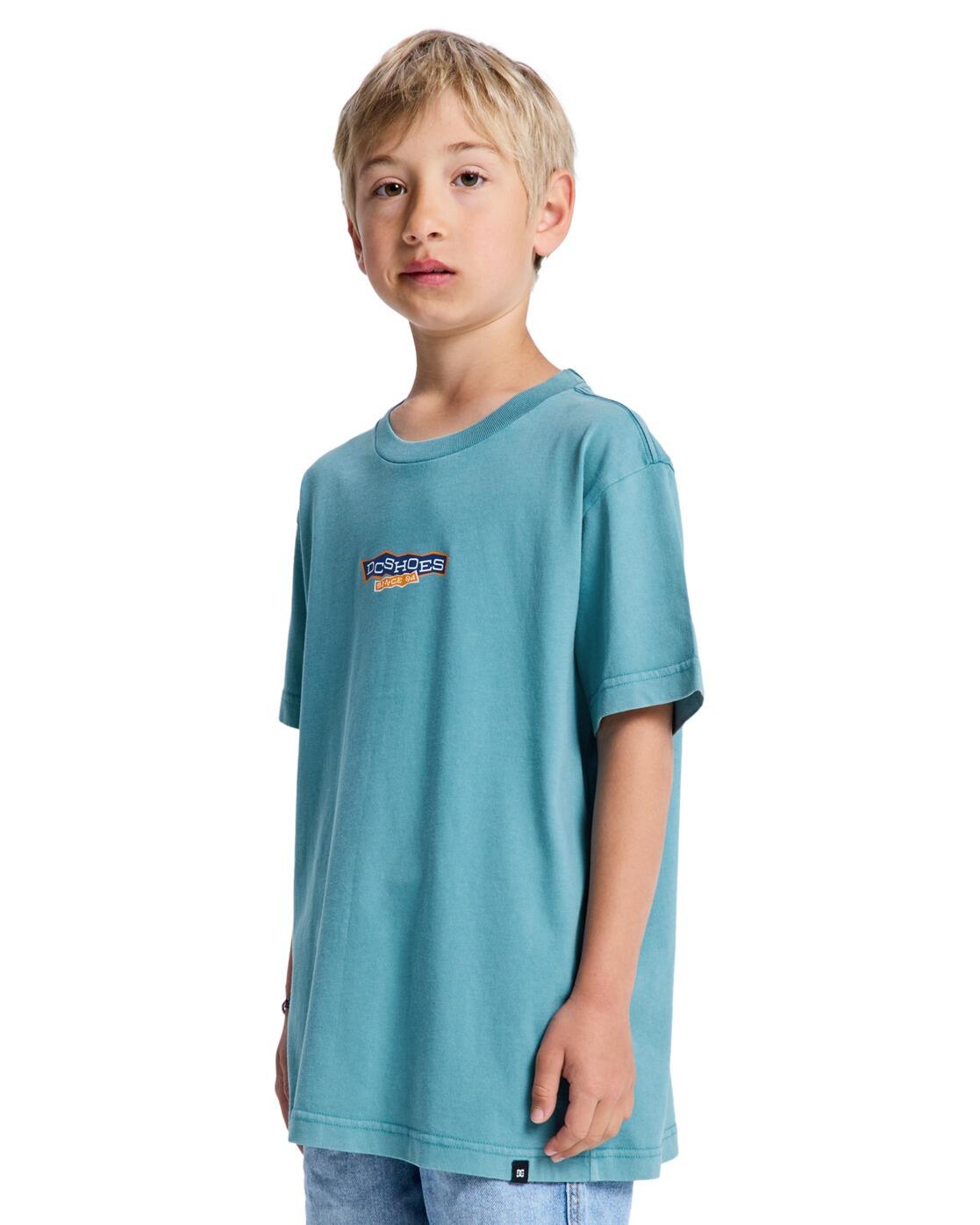 Camiseta de manga corta PLANETARIUM Azul Niño 3/4