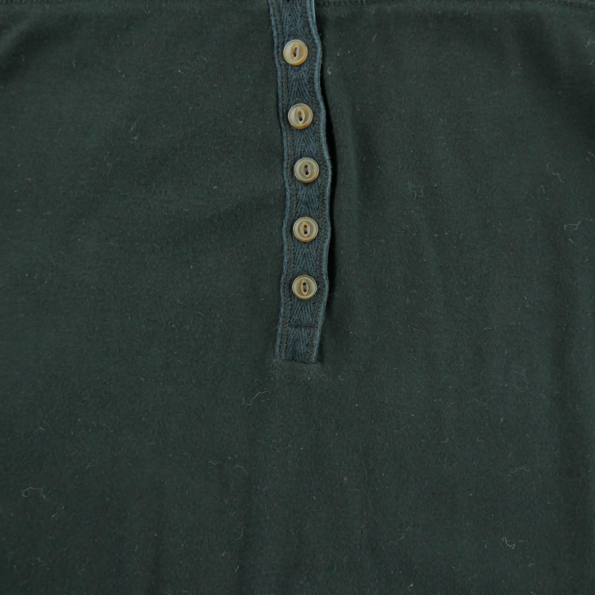 Langarm Damen Schwarzes T-Shirt 3/7