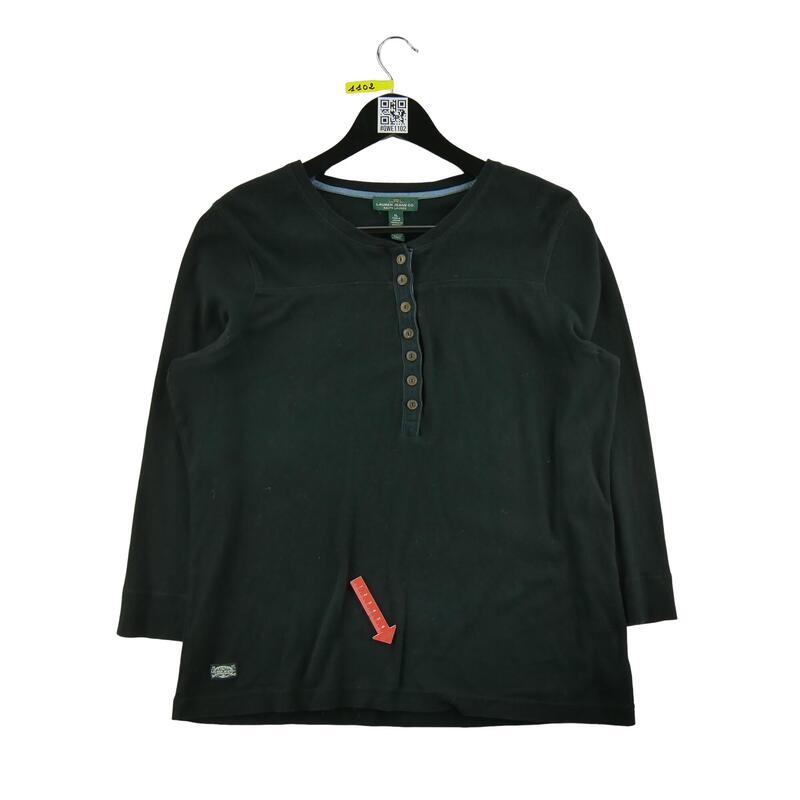 Second life - Tricou negru cu mâneci lungi pentru femei - Bun