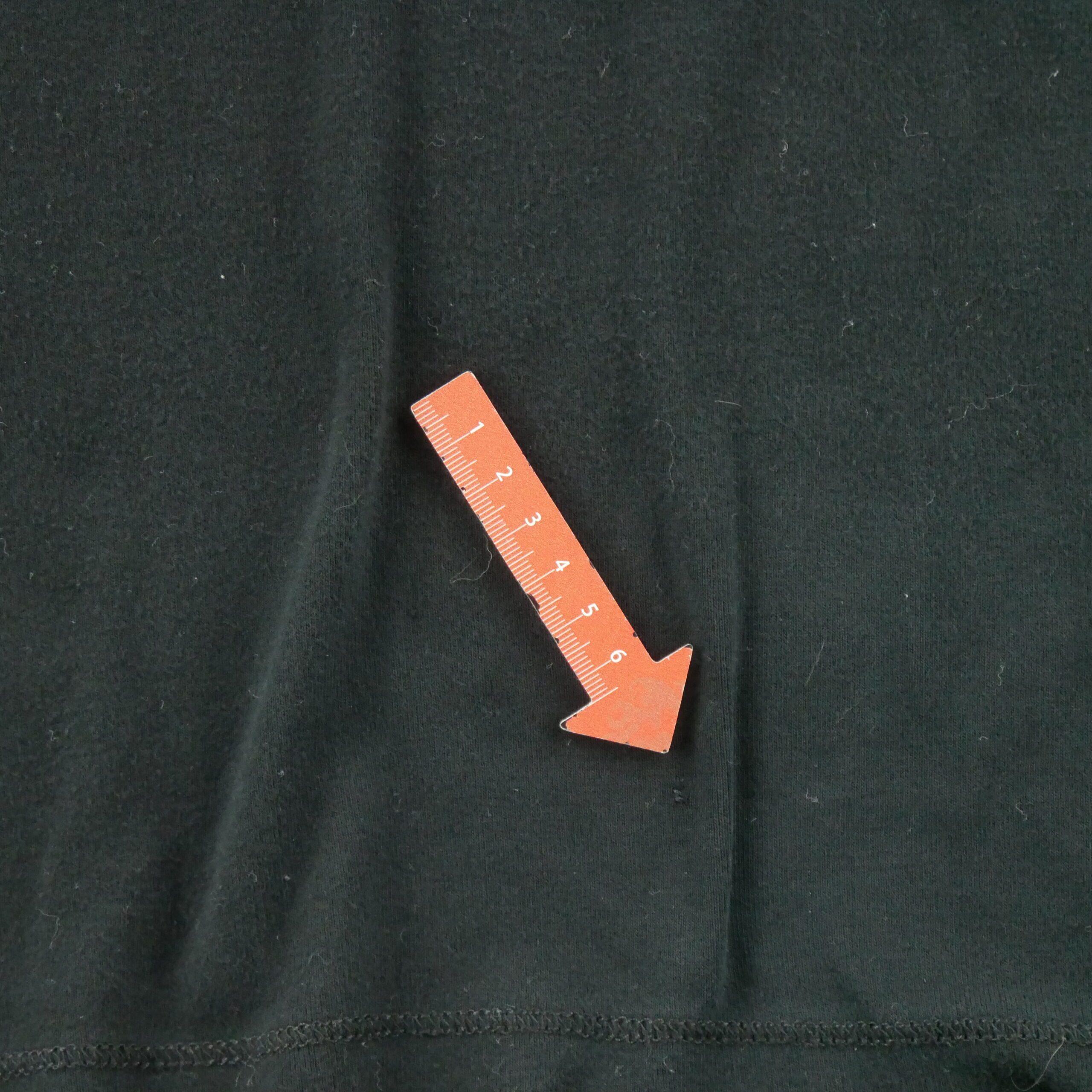 Langarm Damen Schwarzes T-Shirt 6/7