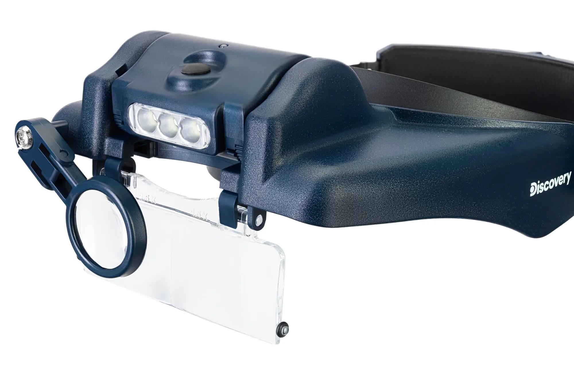 Lente d’ingrandimento frontale ricaricabile Levenhuk Discovery Crafts DHR 10 7/11