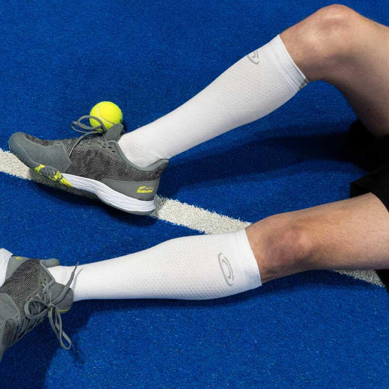 Chaussettes compression Padel Blanc/Gris 4/4