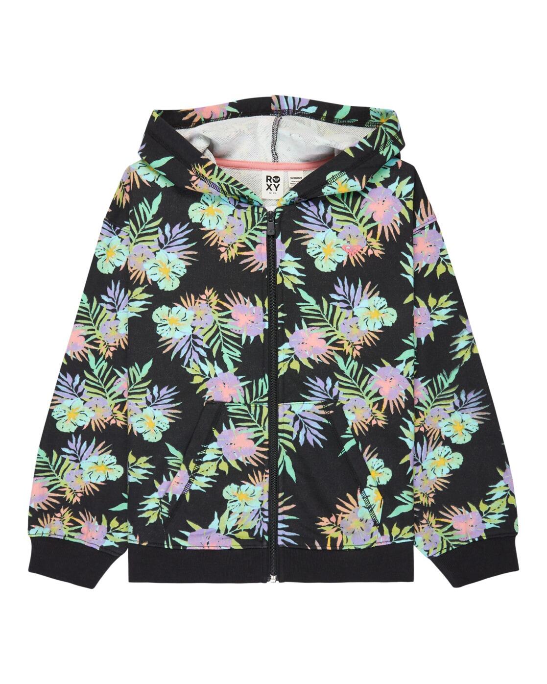 Sweat à capuche zippé TWENTY FIVE MILES Noir Fille 1/3