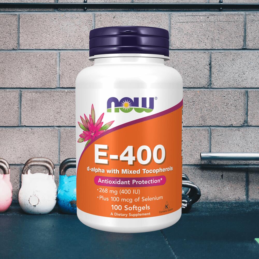 Now Foods E-400 400 IU + Selenium (100 softgels) Unflavoured 2/3