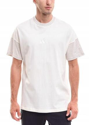 T-shirt homme adidas coton, manches courtes, col rond