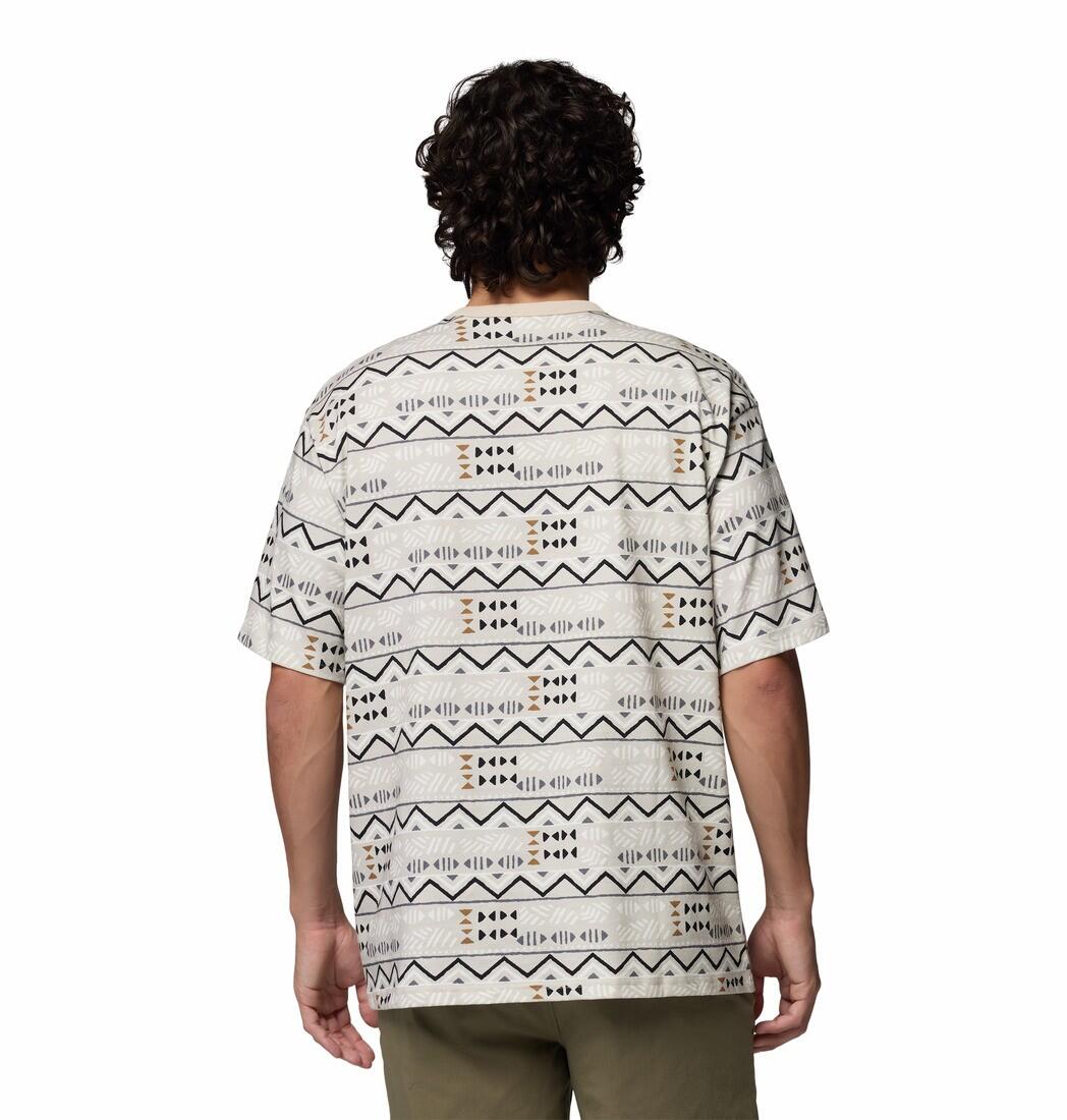 Tee Shirt Homme en Coton Columbia "CSC Heavyweight Printed Tee" Beige 2/5