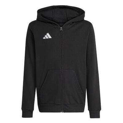 Adidas full-zip hoodie kinder zwart