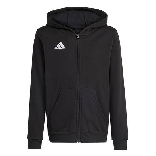 adidas sweat à capuche zippé enfant noir