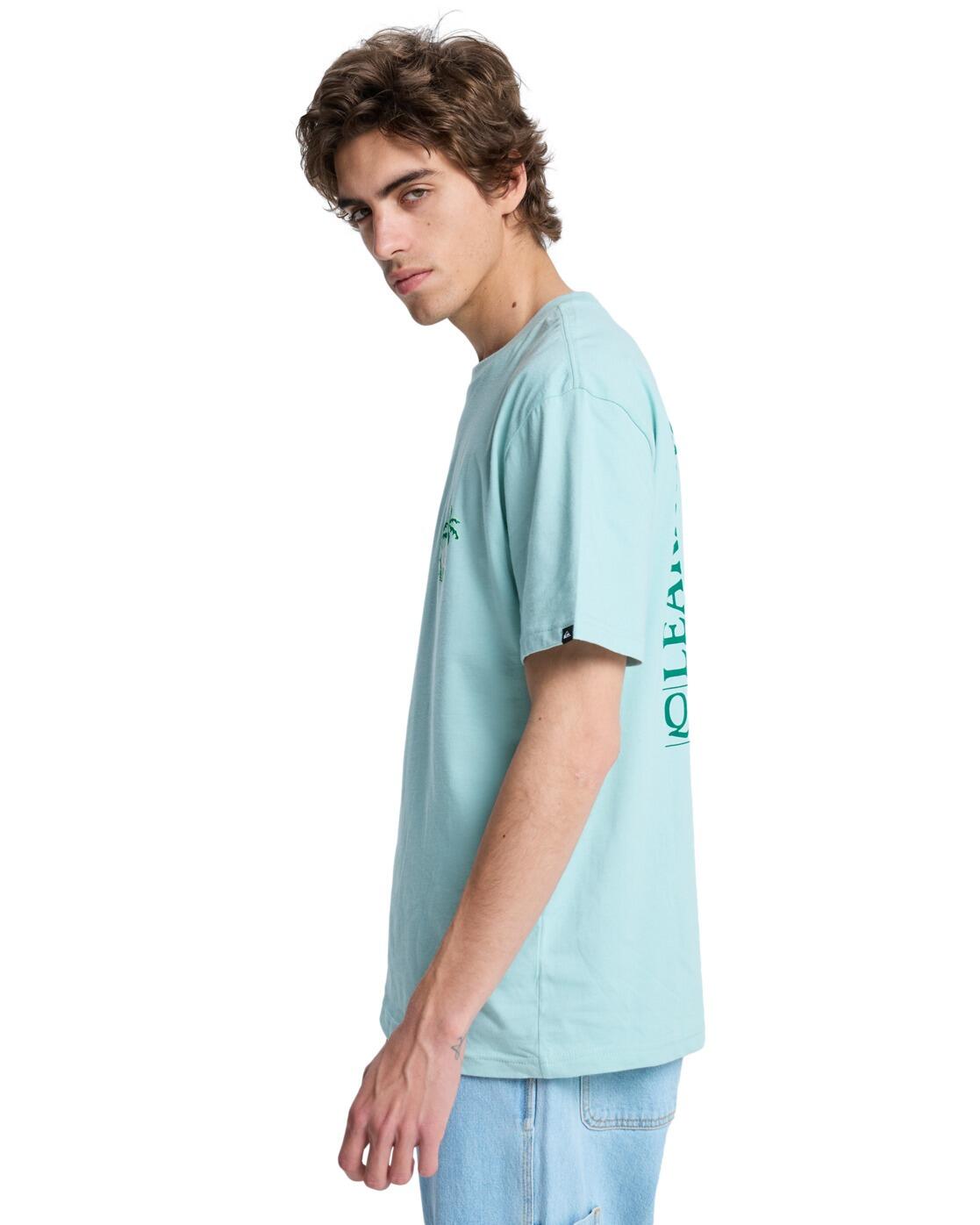 T-Shirt à manches courtes EVO LEARNING FROM NATURE Bleu Homme 3/4