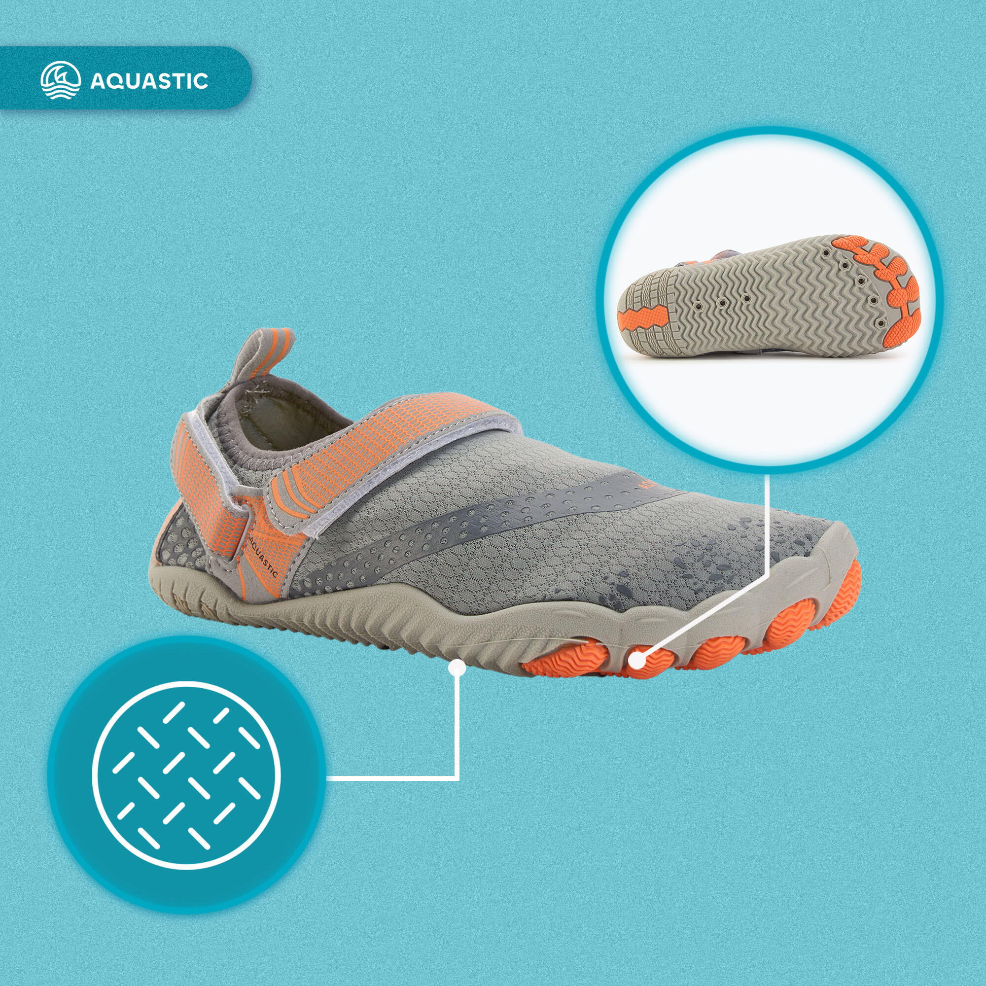 AQUASTIC Aqua kinderwaterschoenen 5/7