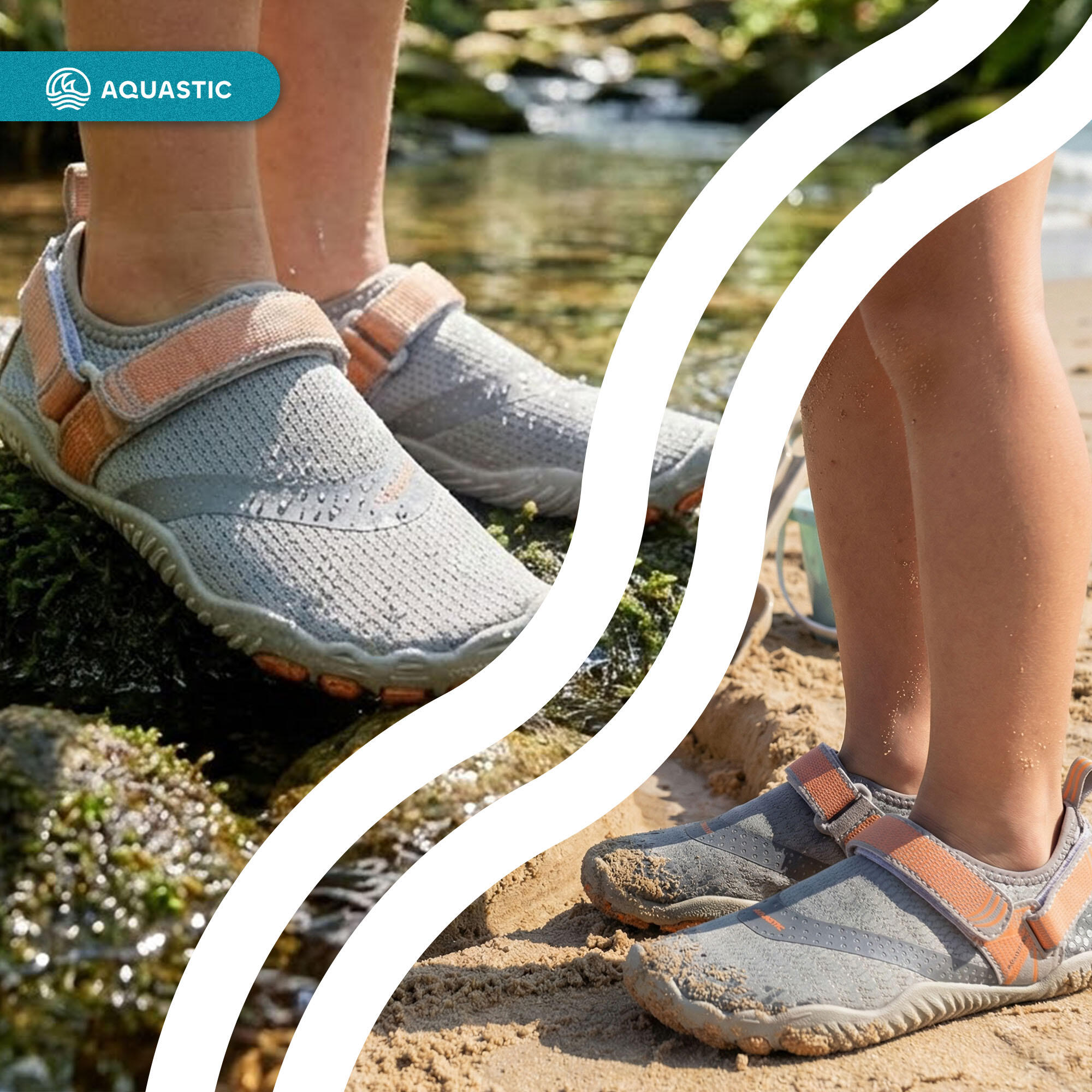 AQUASTIC Aqua kinderwaterschoenen 7/7