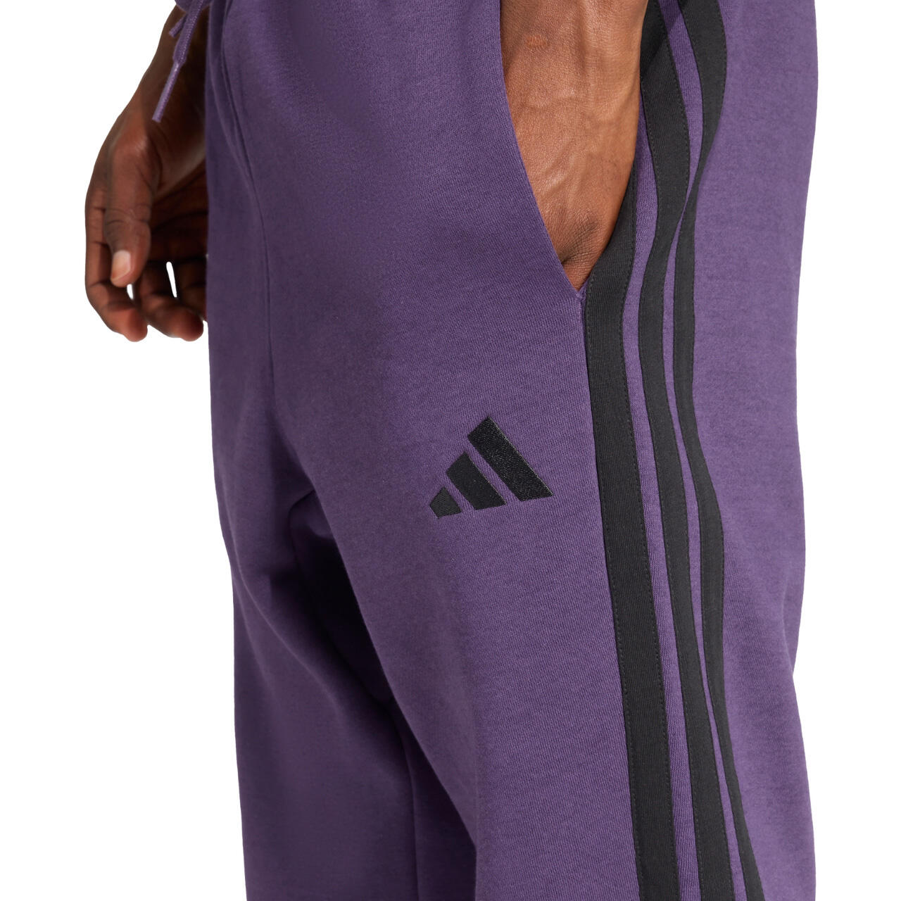 Spodnie Dresowe Męskie adidas Sportowe Dresy Treningowe Bawełniane 4/6