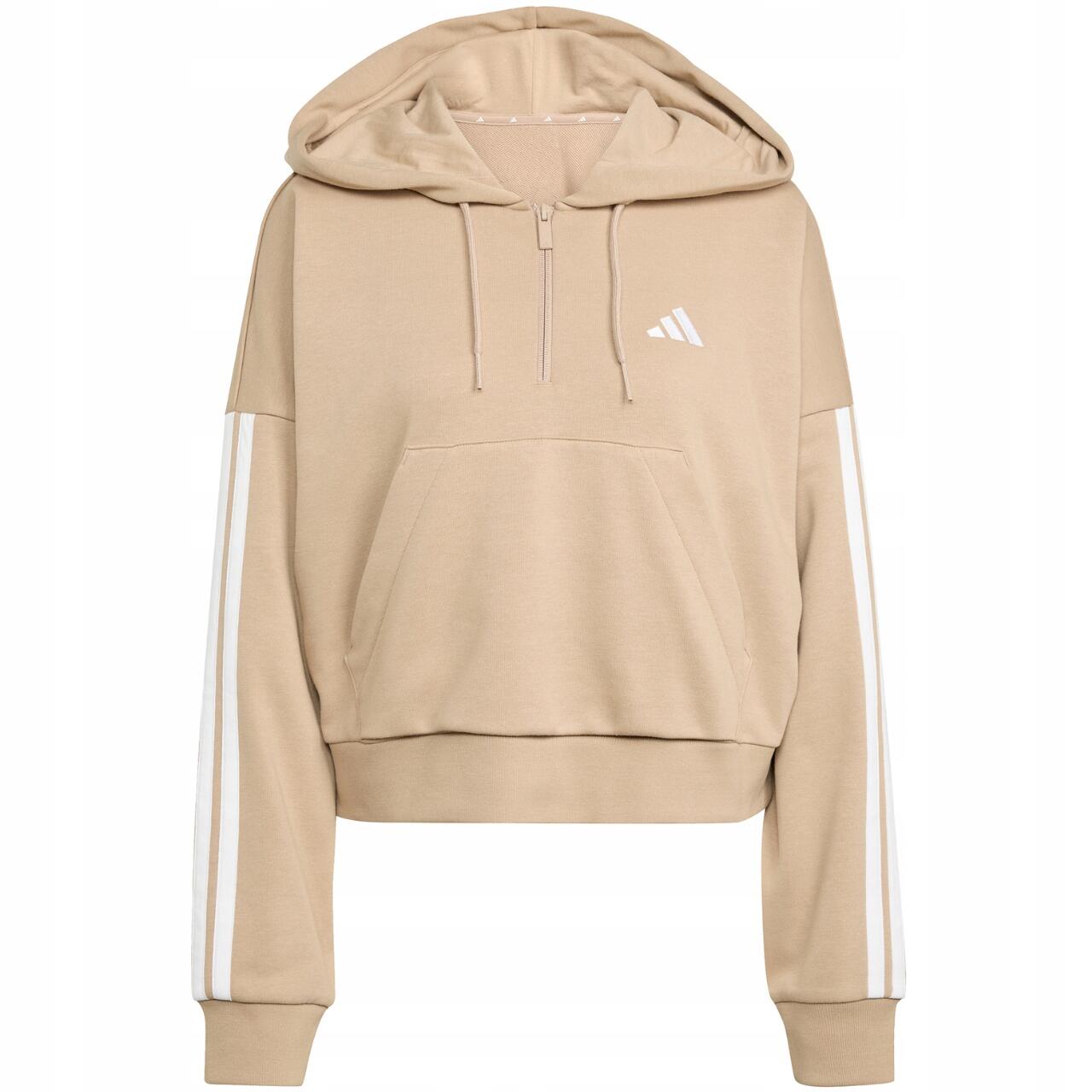 Sweat court adidas Essentials 3-Stripes femme 1/6