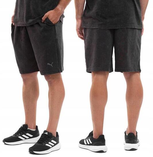 Short homme Puma en coton d'entraînement noir