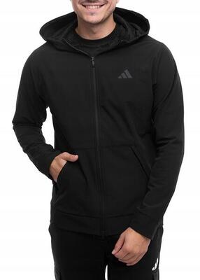 Adidas heren hoodie katoenmix zwart trainingsmodel