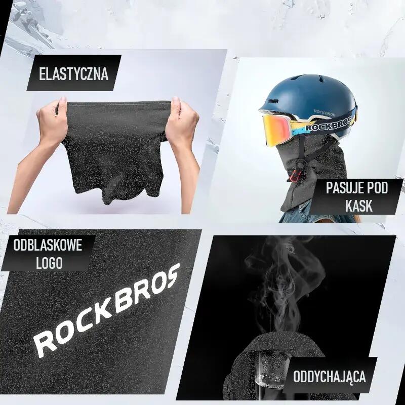 Kominiarka maska na twarz ocieplana Rockbros LF7345 3/5